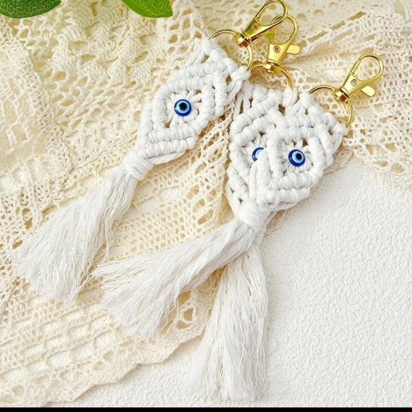 Evil Eye Ethnic Key Chain - Picture 4 of 7